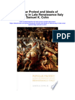 Download Popular Protest And Ideals Of Democracy In Late Renaissance Italy Samuel K Cohn all chapter