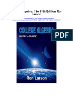 College Algebra 11E 11Th Edition Ron Larson Full Chapter