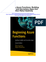 Download Beginning Azure Functions Building Scalable And Serverless Apps 2Nd Edition Rahul Sawhney 2 full chapter