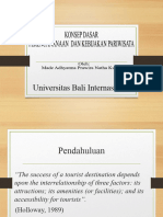 Pertemuan 1 - Konsep Dasar Perencanaan Dan Kebijakan Pariwisata