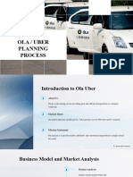 Ola Uber Planning Process