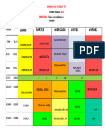 Horario 6 B