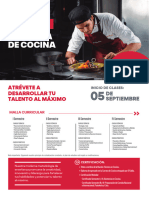 Brochure de Cocina