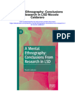 Download A Mental Ethnography Conclusions From Research In Lsd Niccolo Caldararo full chapter