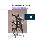 Download Coloniality Of The Secular An Yountae full chapter