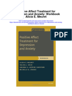 Download Positive Affect Treatment For Depression And Anxiety Workbook Alicia E Meuret all chapter