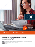 Ficha Informativa - Neuroendocrinologia y Neuroinmunologia