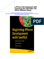 Beginning Iphone Development With Swiftui Exploring The Ios SDK 7Th Edition Wallace Wang Full Chapter