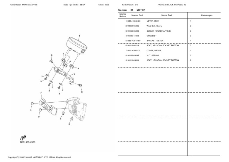 MTM155 XSR155 Meter | PDF