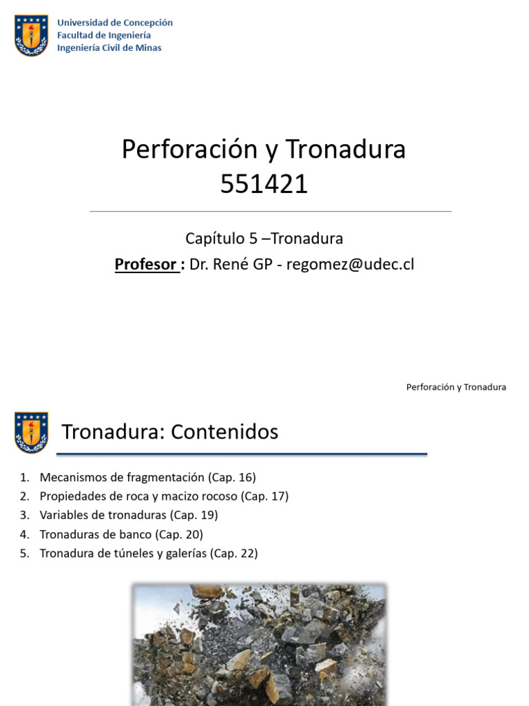Mecanismos de Fragmentación en Tronadura | PDF | Olas | Fractura