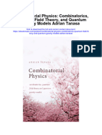 Combinatorial Physics Combinatorics Quantum Field Theory and Quantum Gravity Models Adrian Tanasa Full Chapter