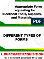 q4 Wk4 Use The Appropriate Forms in Requesting For Electrical Tools Supplies and Materials