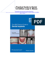 The Ada Practical Guide To Dental Implants 1St Edition Luigi O Massa Full Chapter
