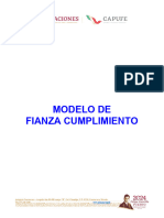 10 - Modelo Fianza Cumplimiento