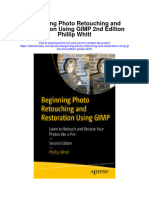 Beginning Photo Retouching and Restoration Using Gimp 2Nd Edition Phillip Whitt Full Chapter