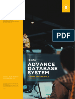 IT223 Advance Database System Course Pack Module 4