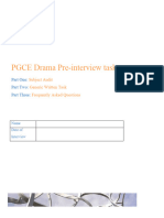 Pre-Interview Tasks Booklet - Written Task and Audit Entry 2024