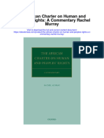 Download The African Charter On Human And Peoples Rights A Commentary Rachel Murray full chapter