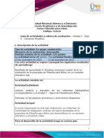 Guia de actividades y Rúbrica de evaluación - Unidad 3 - Paso 5 - Consenso Filosófico