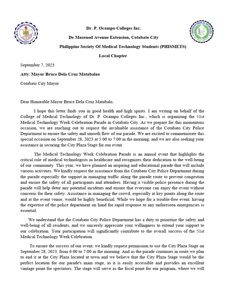 Cityplaza and City Hall Letter | PDF | Politics