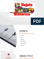 Sujeto Historico