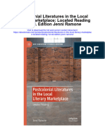 Download Postcolonial Literatures In The Local Literary Marketplace Located Reading 1St Ed Edition Jenni Ramone all chapter