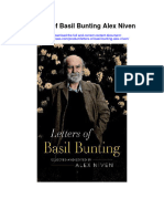 Download Letters Of Basil Bunting Alex Niven full chapter