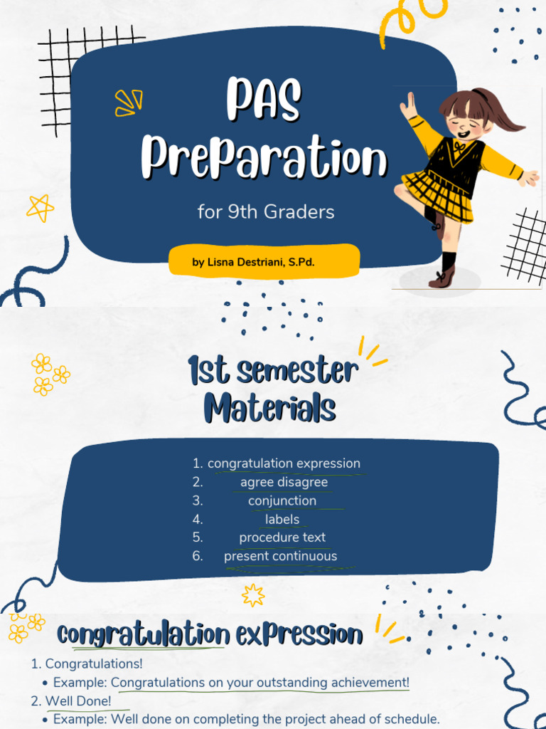9 PAS Preparation | PDF | Verb | Grammar