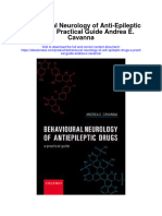 Behavioural Neurology of Anti Epileptic Drugs A Practical Guide Andrea E Cavanna Full Chapter