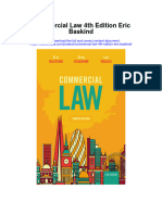 Commercial Law 4Th Edition Eric Baskind Full Chapter