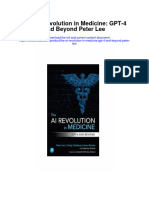 The Ai Revolution in Medicine GPT 4 and Beyond Peter Lee Full Chapter