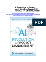 Download The Ai Revolution In Project Management Elevating Productivity With Generative Ai 1St Edition Kanabar full chapter