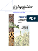 Levulinic Acid A Sustainable Platform Chemical For Value Added Products Claudio J A Mota Full Chapter