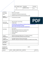 Chapter 17.1 - 18.1 Week 5 Term 3 - Lesson Plan P4 2022