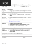 Chapter 17 Week 4 Term 3 - Lesson Plan P4 2022