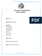 Informe Sistema Operativo Mac Os I BTP en Infomatica