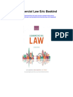 Commercial Law Eric Baskind Full Chapter