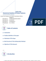 Numerical Methods Presentation Final Edition