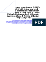 Download A Novel Strategy To Synthesize Pt Cnts Nanocatalyst With Highly Improved Activity For Methanol Electrooxidation Pingping Yang Zihan Zhou Taotao Zheng Chunmeng Gu Xi Gong Yuanyuan Zhang Yix full chapter