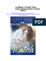 Download A Perfect Match A Small Town Romance Sugar Springs Book 3 Alexa Aston full chapter