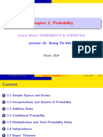 Chapter 2: Probability: Course Name: Probability & Statistics