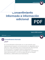 Consentimiento Informado e Información Adicional: Experto MIDO Escolares