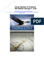 The American System of Criminal Justice 16Th Edition George F Cole Full Chapter