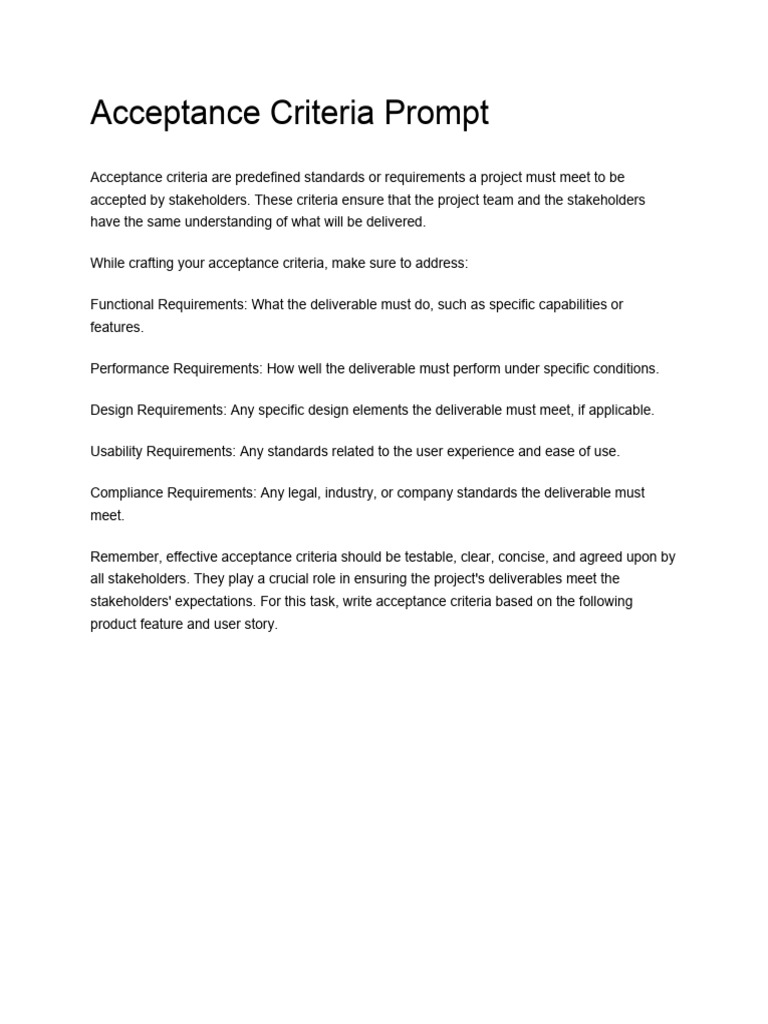 Project Management Prompts | PDF | Project Management | Service Level ...