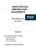 Adrecorticol Hormones and Antagonists