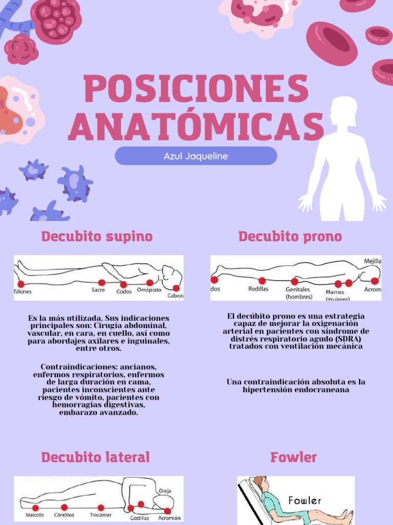 Posiciones Anatómicas en Medicina | PDF | Sistema respiratorio | Medicina