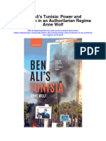 Download Ben Alis Tunisia Power And Contention In An Authoritarian Regime Anne Wolf full chapter