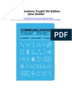 Download Communications Toolkit 5Th Edition Jane Grellier full chapter