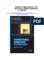 Download A Political History Of Big Science The Other Europe 1St Ed Edition Katharina C Cramer full chapter