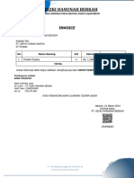 Invoice Pt. Desty - Produk Display